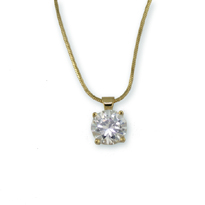 Beautiful Blue Luster Diamond Solitaire in Golden Setting Beautiful Blue Luster Diamond Solitaire in Golden Setting